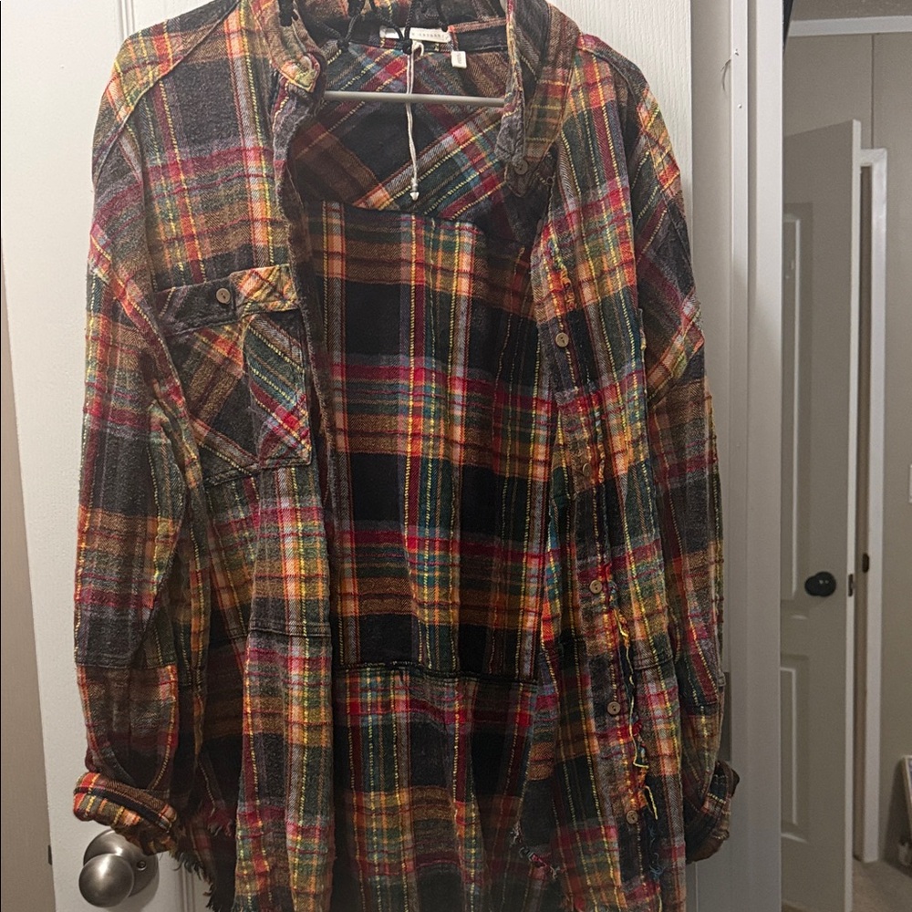 Gilded Intent Multicolor Plaid - image 1